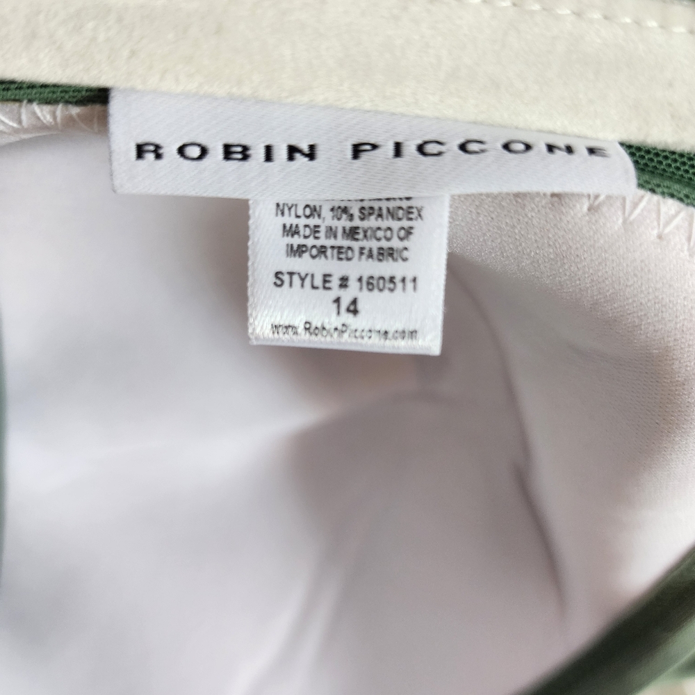 ROBIN PICCONE SOPHIA NWT ONE PIECE SWIMSUIT SIZE 14 - Picture 13 of 14